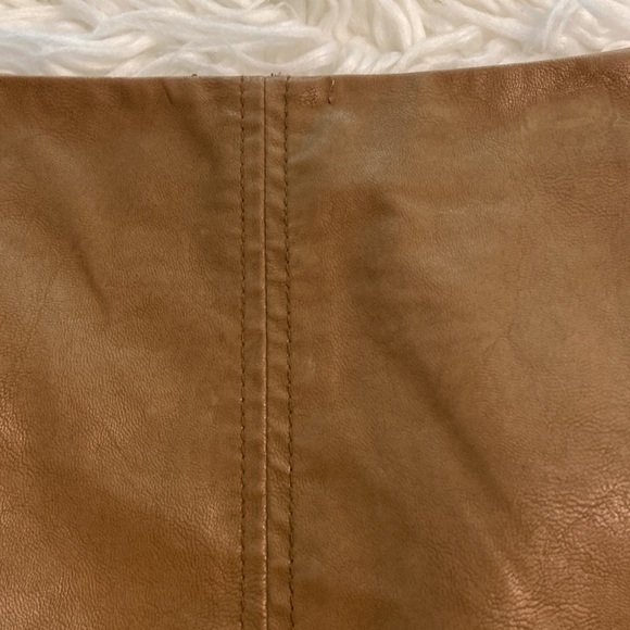 Free People Skirt size 10 color tan excellent condition length 17” waist 30” - Picture 8 of 8
